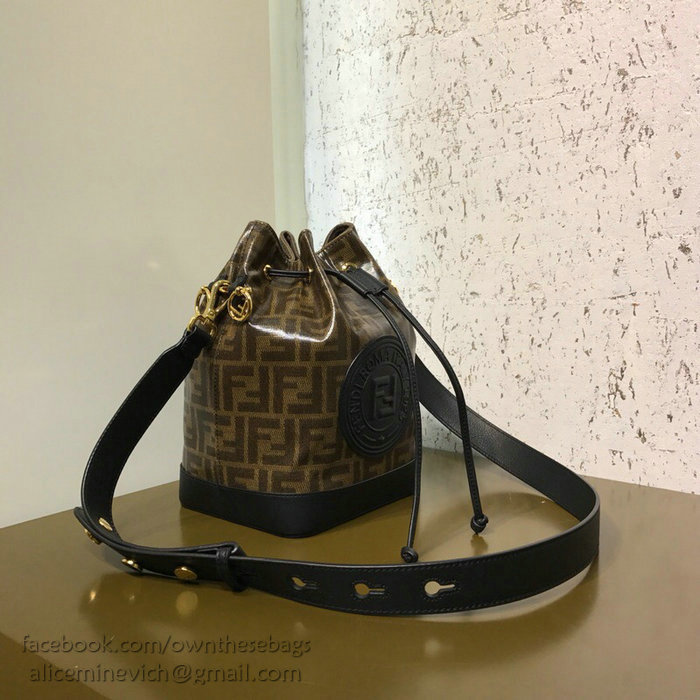 Fendi Mon Tresor Bucket Bag Black F80261