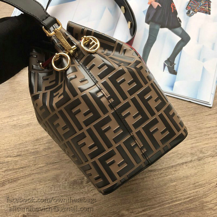 Fendi Mon Tresor Bucket Bag Red F80261