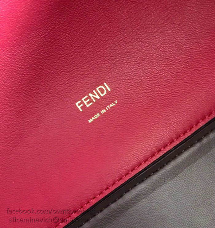 Fendi Soft Calfskin Peekaboo X-LITE Bag Black F83041