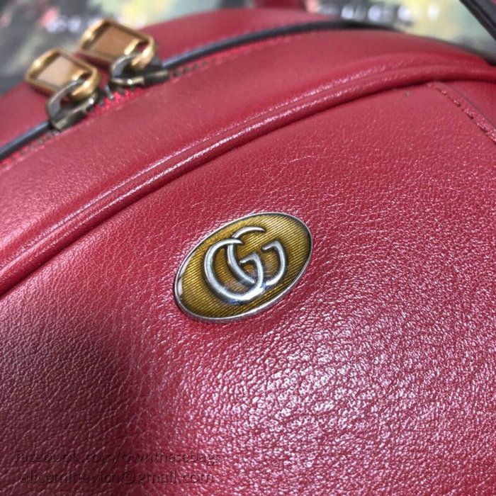 Gucci Basketball Shaped Tote Bag Red 536110