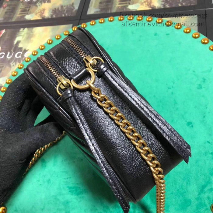 Gucci GG Marmont Mini Shoulder Bag Black 550155