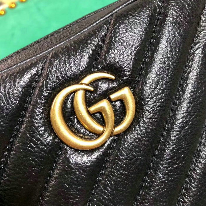 Gucci GG Marmont Mini Shoulder Bag Black 550155