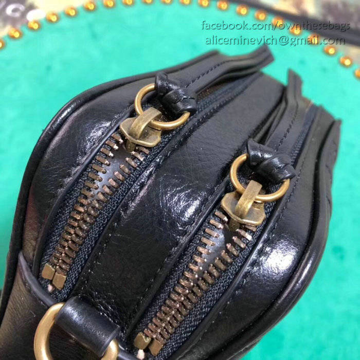 Gucci GG Marmont Mini Shoulder Bag Black 550155