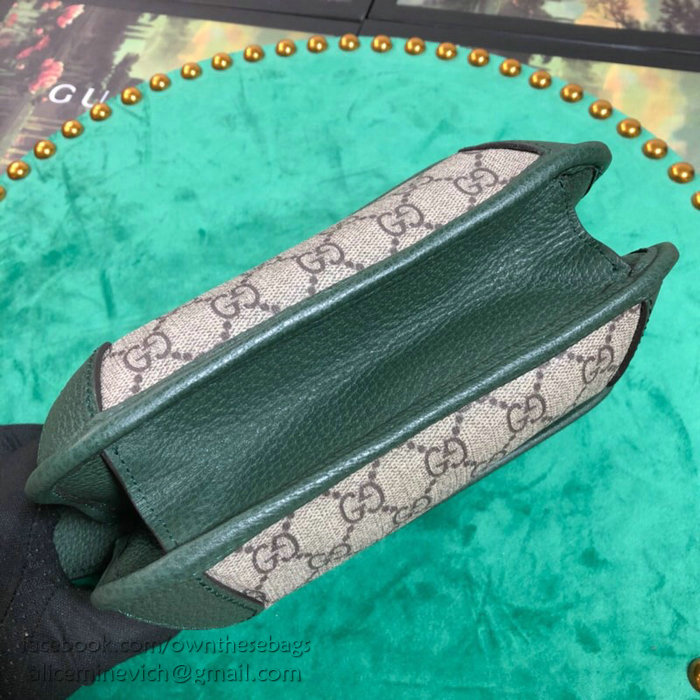 Gucci GG Supreme Messenger Bag Green 501050