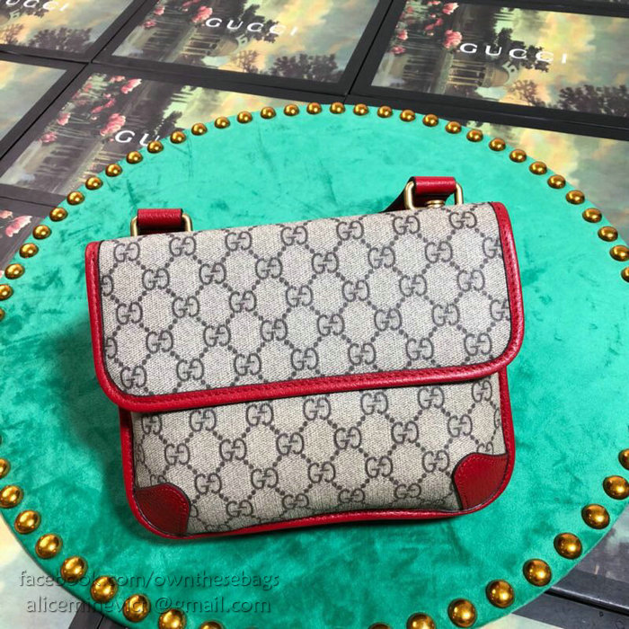 Gucci GG Supreme Messenger Bag Red 501050