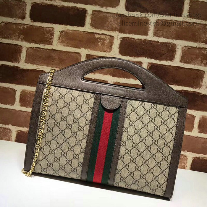 Gucci Ophidia GG Supreme Medium Top Handle Tote 512957