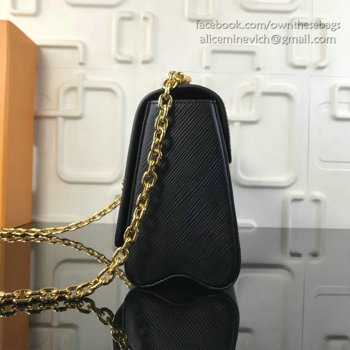 Louis Vuitton Epi Leather Twist MM Black M52730