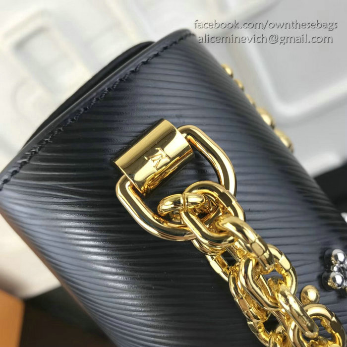 Louis Vuitton Epi Leather Twist MM Black M52730