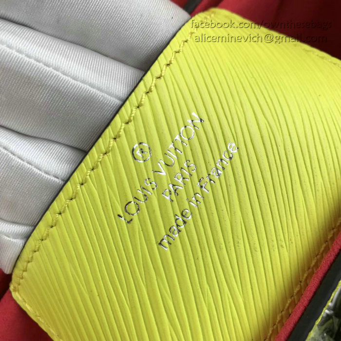 Louis Vuitton Epi Leather Twist PM Yellow M52500