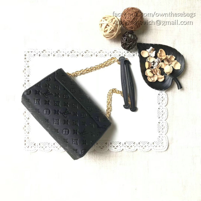 Louis Vuitton Monogram Empreinte VAVIN PM Noir M52271