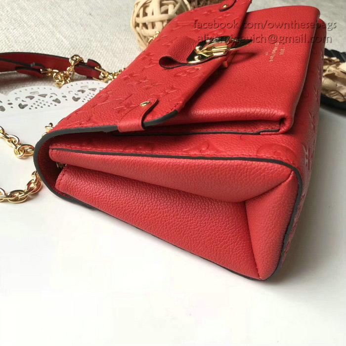 Louis Vuitton Monogram Empreinte VAVIN PM Red M52271