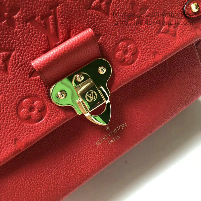 Louis Vuitton Monogram Empreinte VAVIN PM Red M52271