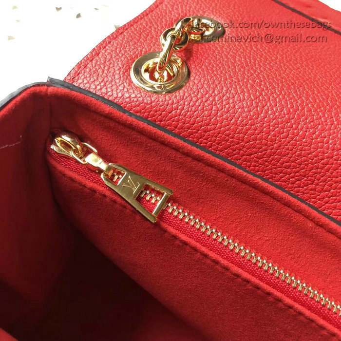 Louis Vuitton Monogram Empreinte VAVIN PM Red M52271