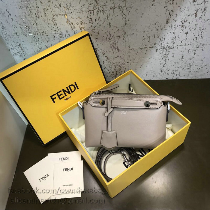 Fendi By The Way Mini Boston Bag Beige F81492