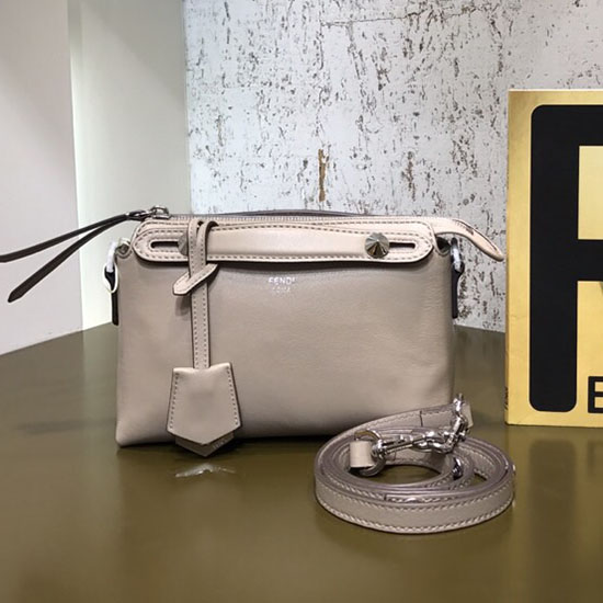 Fendi By The Way Mini Boston Bag Beige F81492