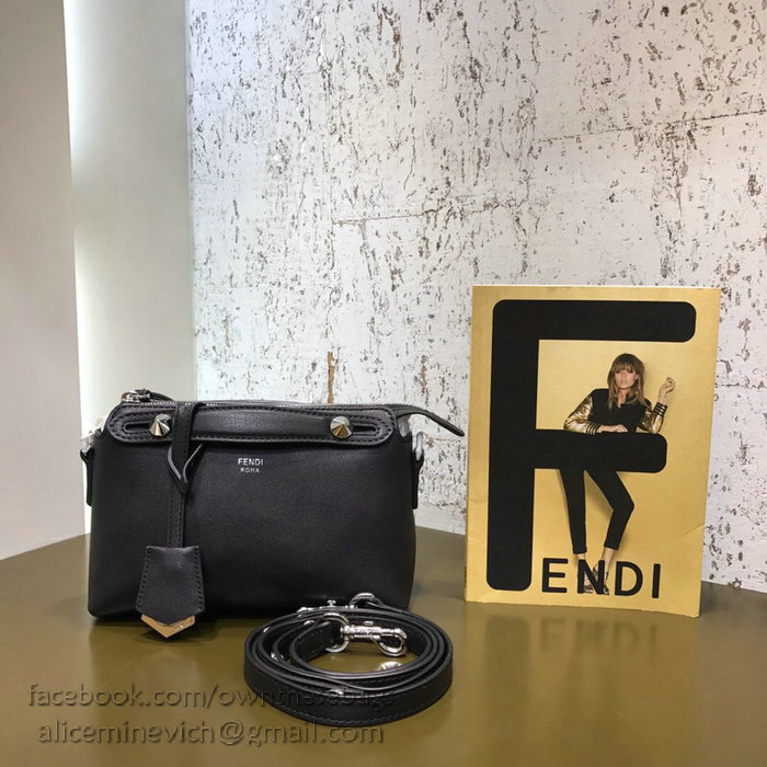 Fendi By The Way Mini Boston Bag Black F81492