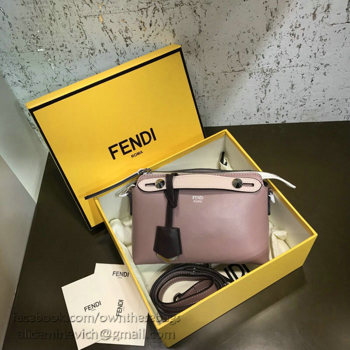 Fendi By The Way Mini Boston Bag Nude F81492