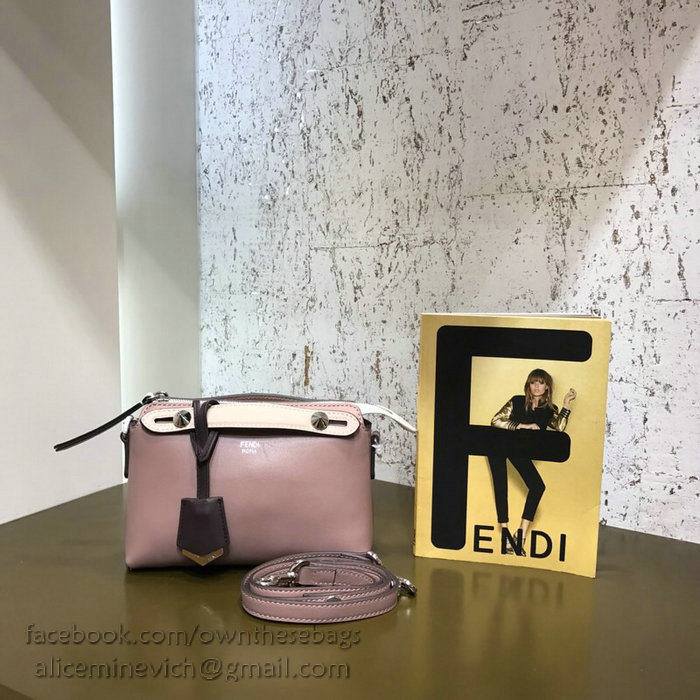 Fendi By The Way Mini Boston Bag Nude F81492