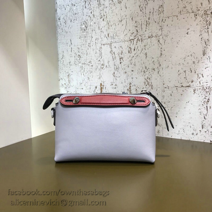 Fendi By The Way Mini Boston Bag Skyblue F81492