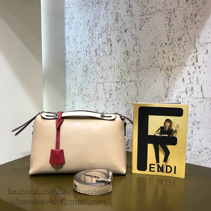 Fendi By The Way Regular Boston Bag Beige F81491