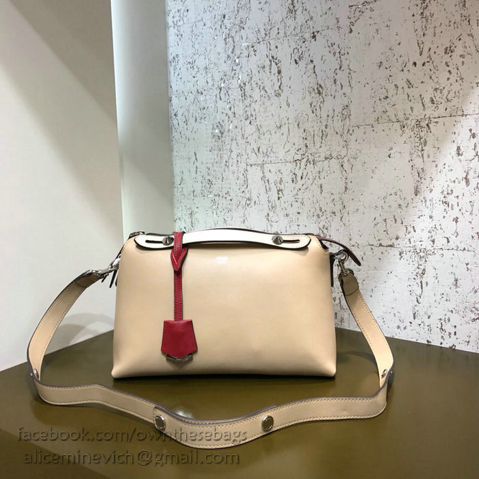 Fendi By The Way Regular Boston Bag Beige F81491