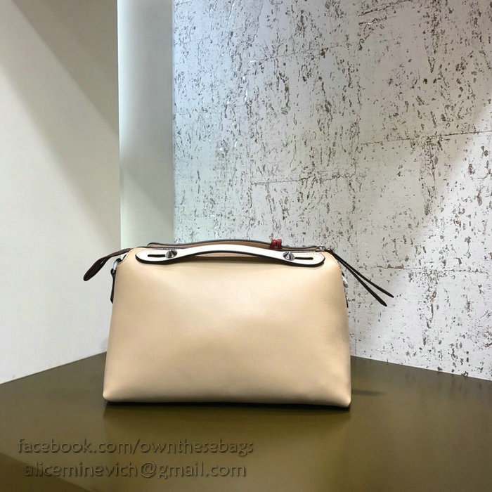 Fendi By The Way Regular Boston Bag Beige F81491