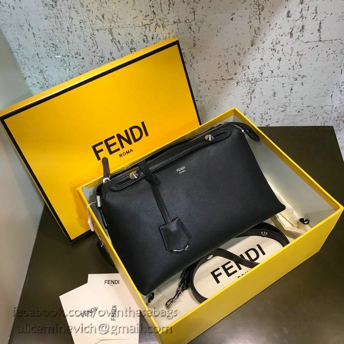 Fendi By The Way Regular Boston Bag Black F81491