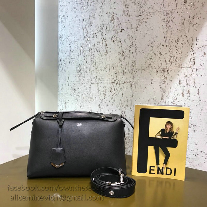 Fendi By The Way Regular Boston Bag Black F81491