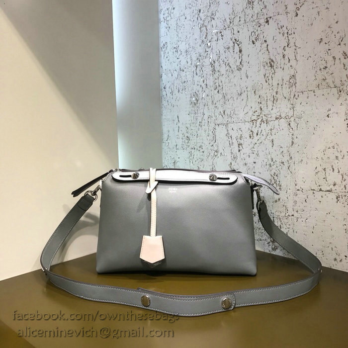 Fendi By The Way Regular Boston Bag Dark Grey F81491