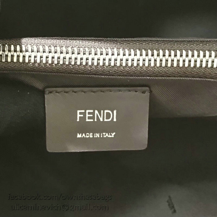 Fendi By The Way Regular Boston Bag Green and Black F81491