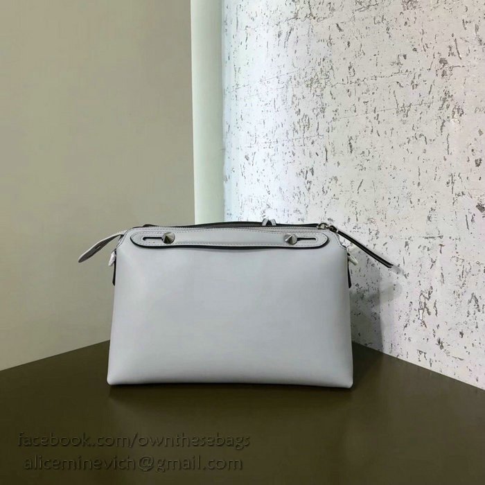 Fendi By The Way Regular Boston Bag Grey F81491