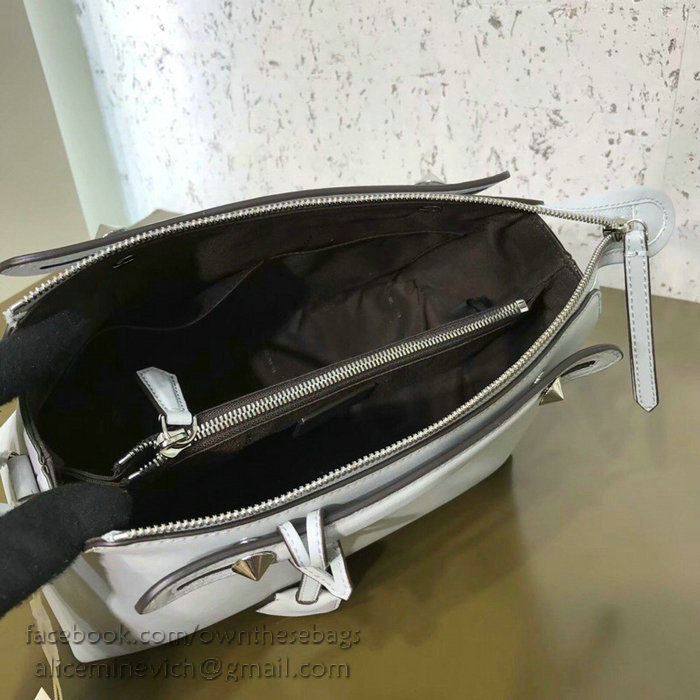 Fendi By The Way Regular Boston Bag Grey F81491