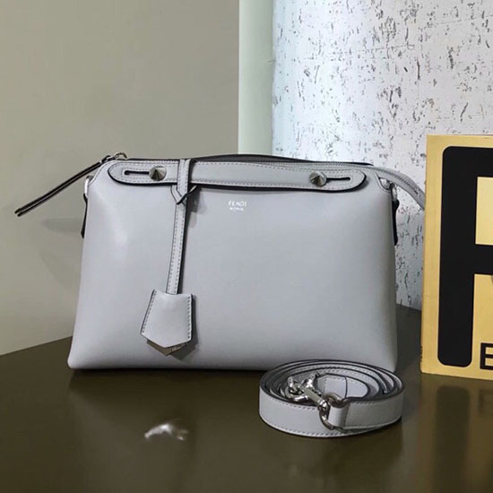 Fendi By The Way Regular Boston Bag Grey F81491