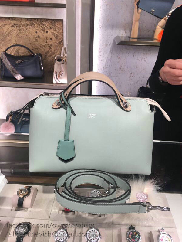 Fendi By The Way Regular Boston Bag Light Green F81491