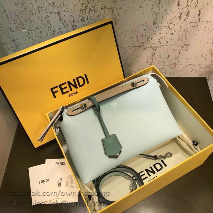 Fendi By The Way Regular Boston Bag Light Green F81491