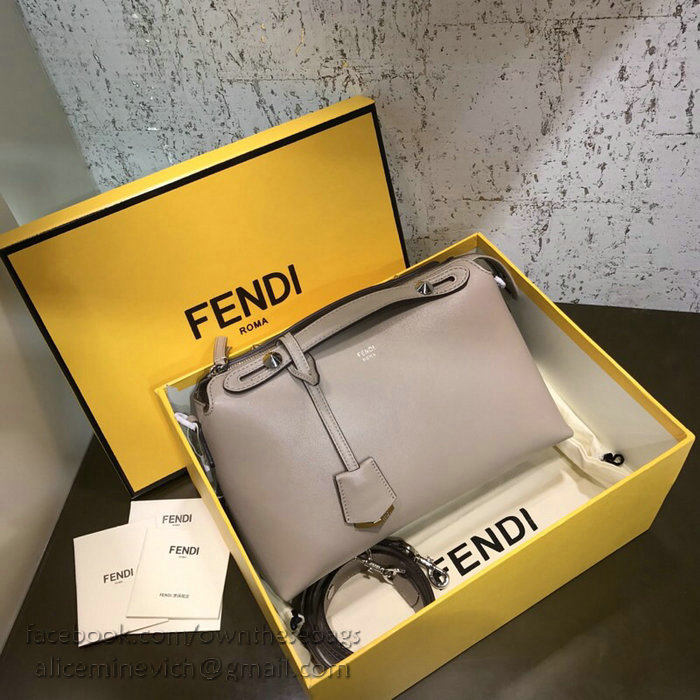 Fendi By The Way Regular Boston Bag Off-white F81491