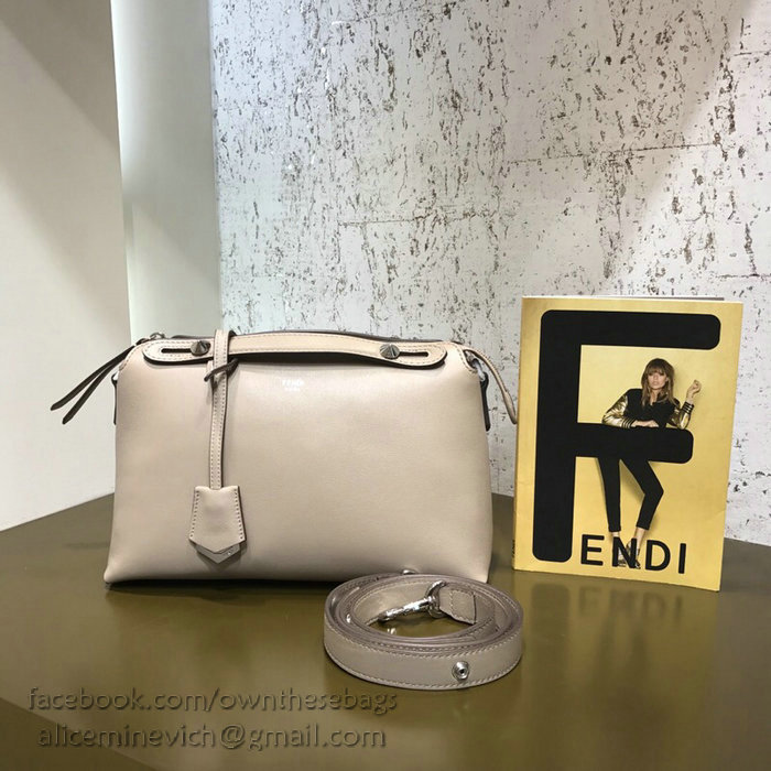 Fendi By The Way Regular Boston Bag Off-white F81491