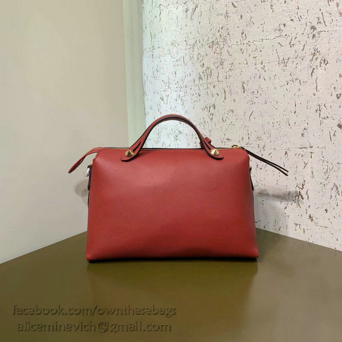 Fendi By The Way Regular Boston Bag Red F811491