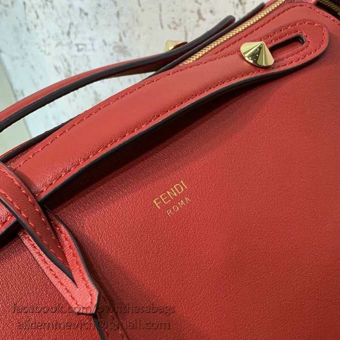 Fendi By The Way Regular Boston Bag Red F811491