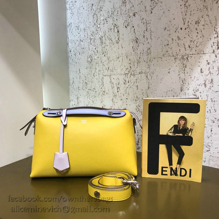 Fendi By The Way Regular Boston Bag Yellow F81491