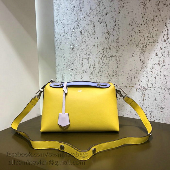 Fendi By The Way Regular Boston Bag Yellow F81491