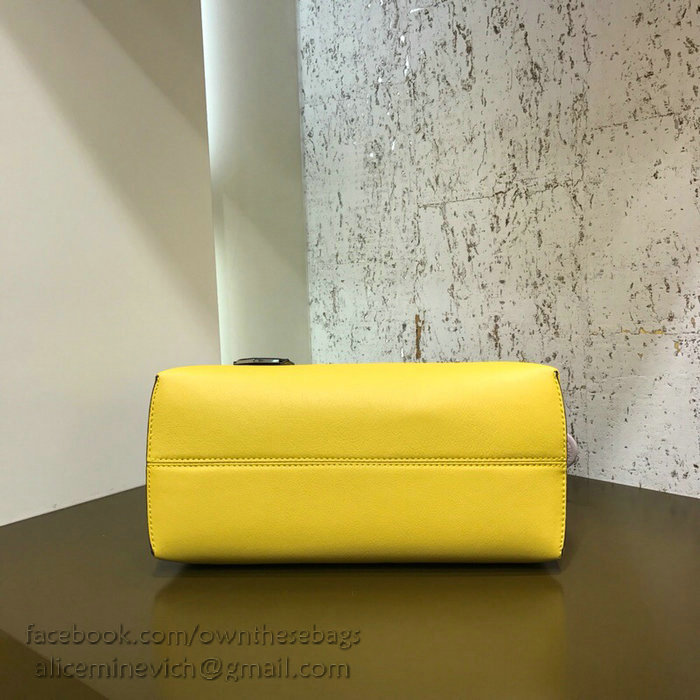 Fendi By The Way Regular Boston Bag Yellow F81491