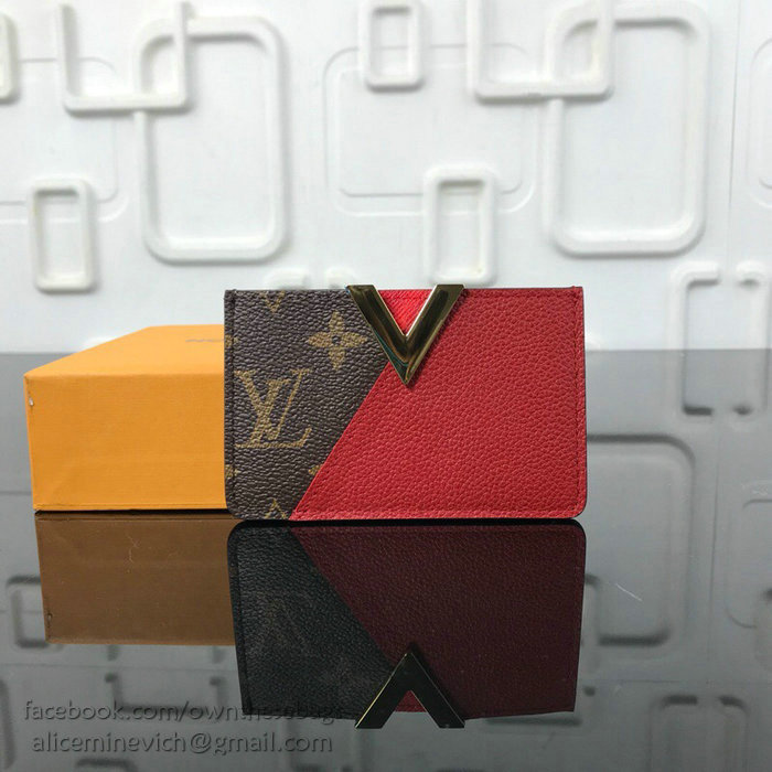 Louis Vuitton Kimono Card Holder Red M56173