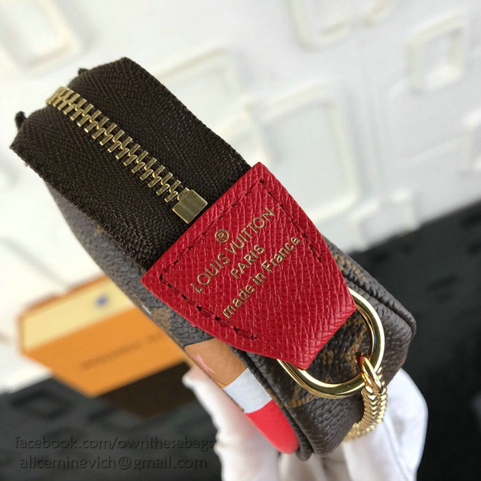 Louis Vuitton Monogram Canvas Mini Pochette Accessoires M63830