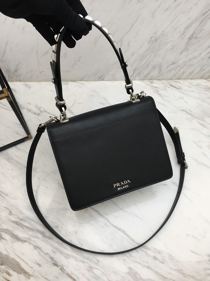 Prada Elektra Leather Bag Black 1BA203