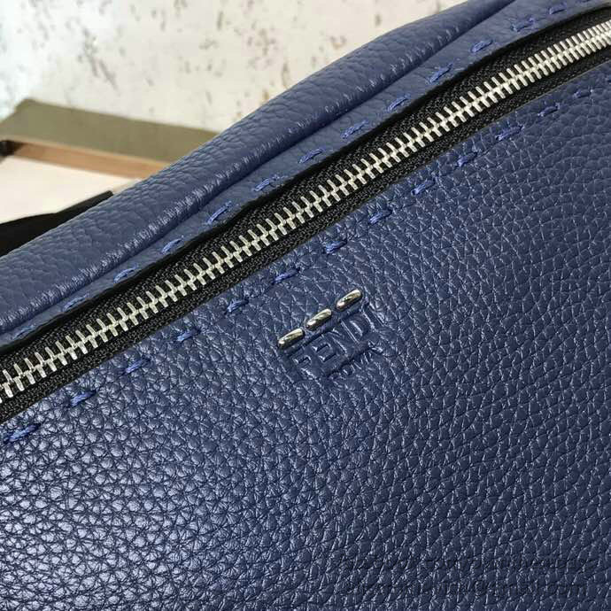 Fendi Calfskin Belt Bag Blue F823581