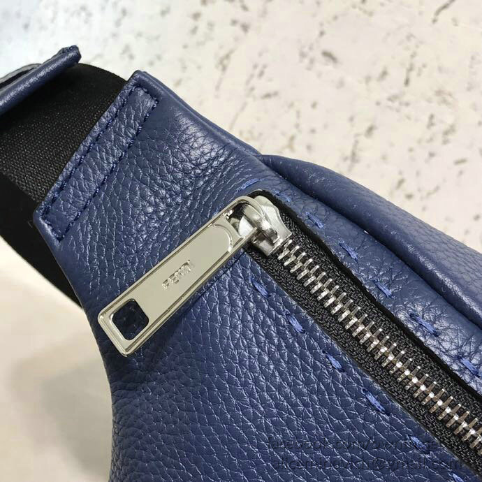 Fendi Calfskin Belt Bag Blue F823581