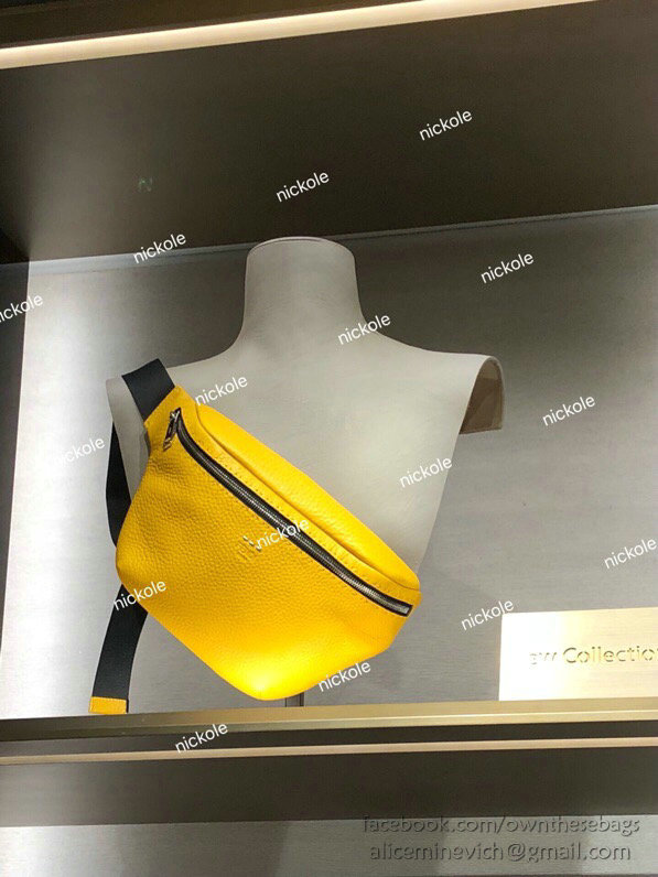 Fendi Calfskin Belt Bag Yellow F823581