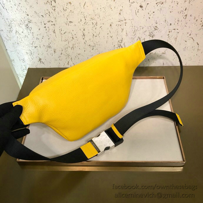 Fendi Calfskin Belt Bag Yellow F823581