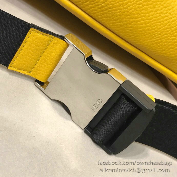 Fendi Calfskin Belt Bag Yellow F823581